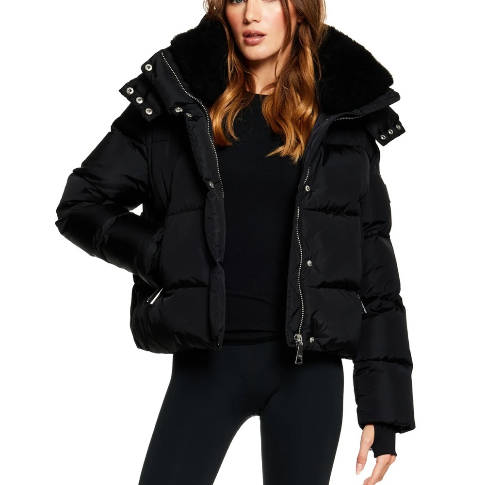 SAM NY DANIELLE Black Puffer Jacket